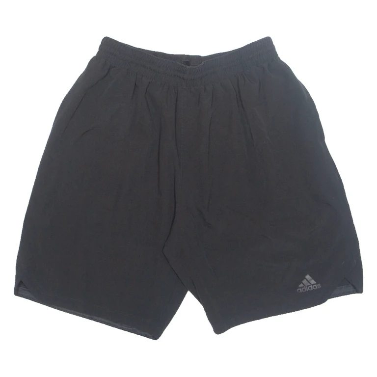 ADIDAS Mens Sports Shorts Black L W26