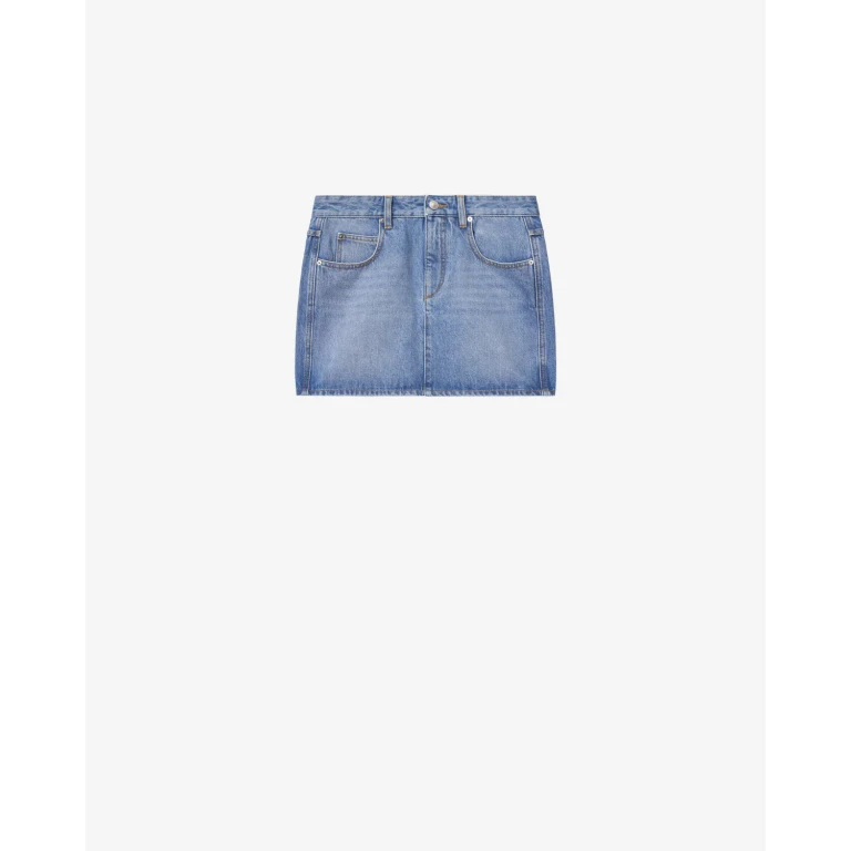 Jupe Zilema - Femme - Bleu Clair - Taille34 - Isabel Marant