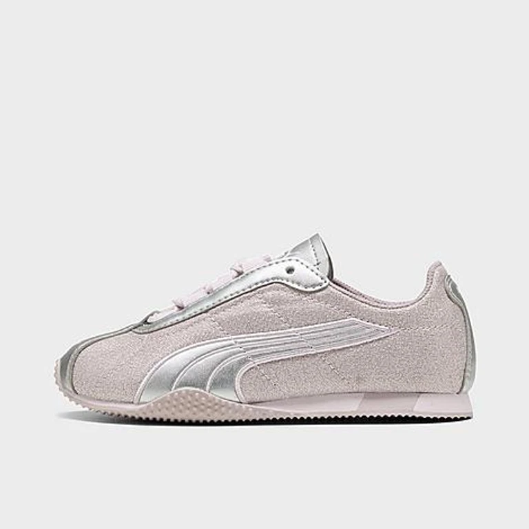 Girls' Little Kids Puma H-Street Let It Shine Casual Shoes in Misty Pink/Puma Silver Size: 1.0