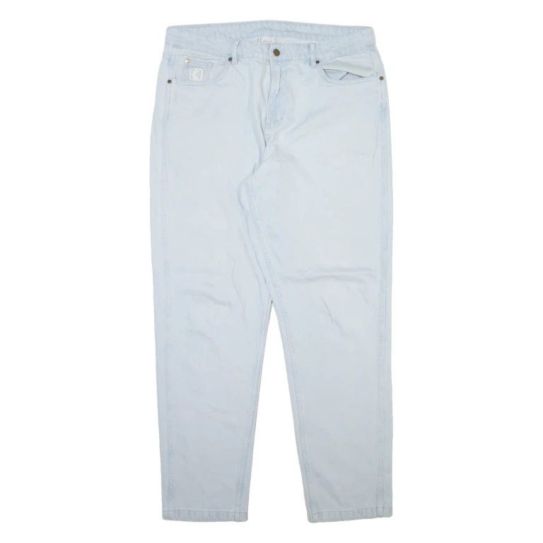 KARL KANI Womens Jeans Blue Relaxed Tapered W36 L32