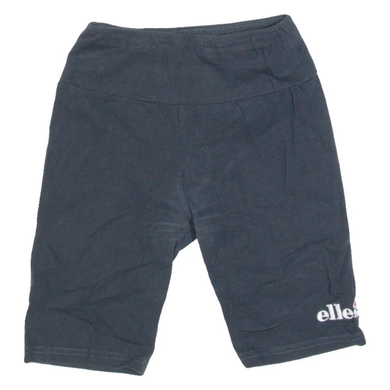 ELLESSE Womens Sports Shorts Black Slim UK 4 W20