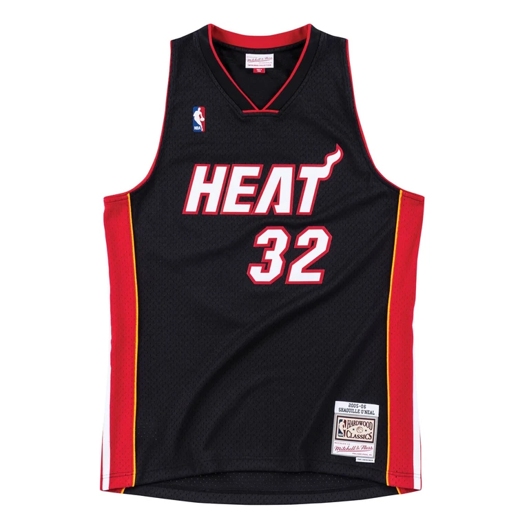 Men's NBA Swingman Road Jersey Heat 05 Shaquille O'Neal