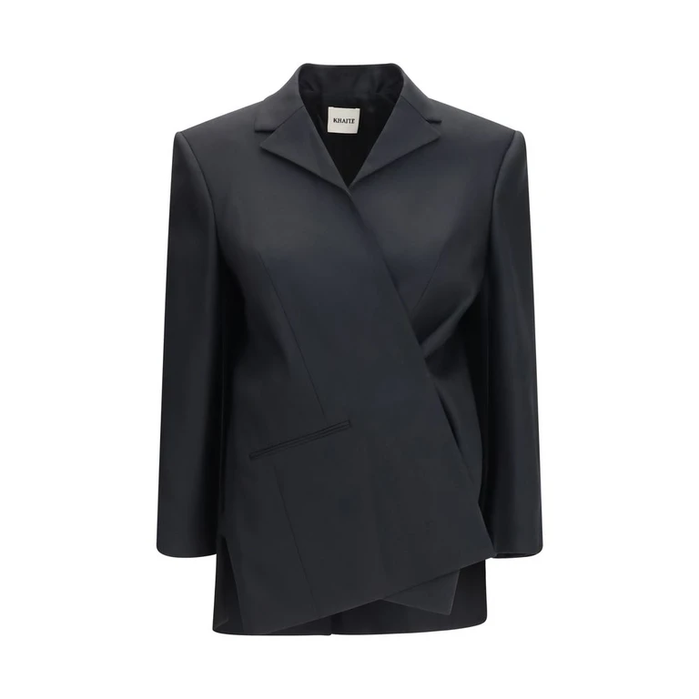 Black Wool Oves Aries Full-Length Jacket Clothing - Women