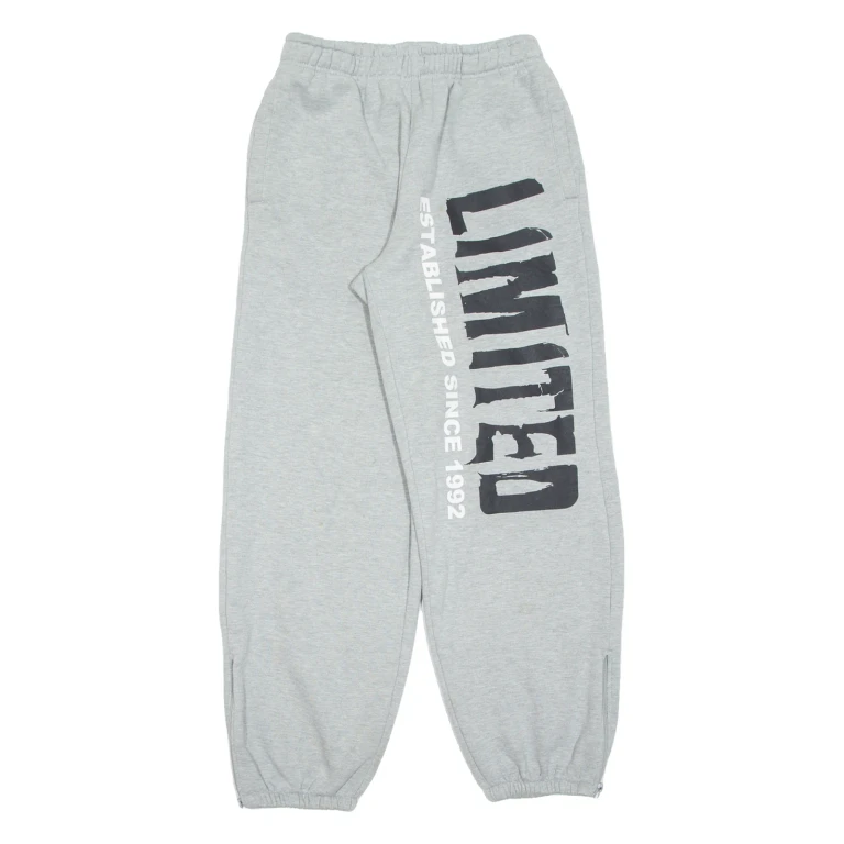 FISHBONE Womens Joggers Grey Tapered L W26 L29