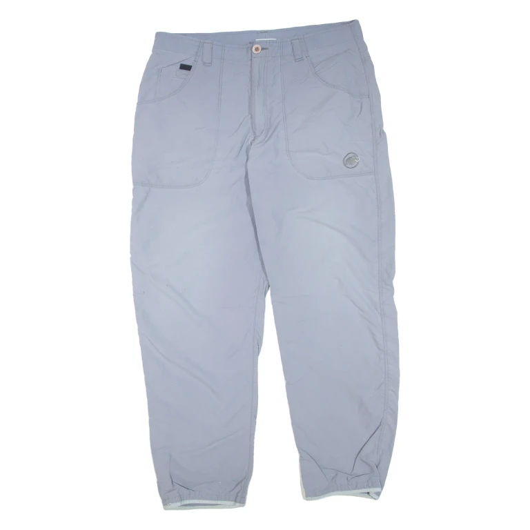 MAMMUT Womens Trousers Purple Regular Straight W36 L30