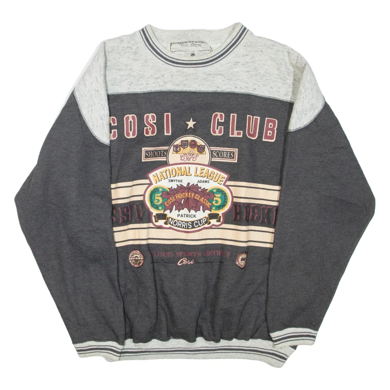 St Louis Sport District Mens Sweatshirt Grey USA L