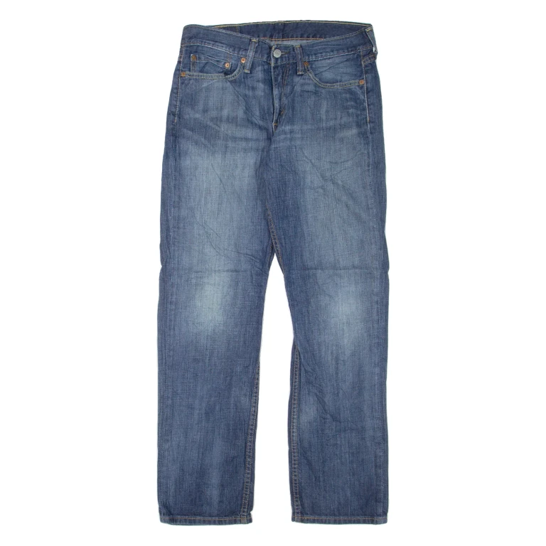 LEVI'S 514 Jeans Mens Blue Slim Straight Stone Wash W31 L30