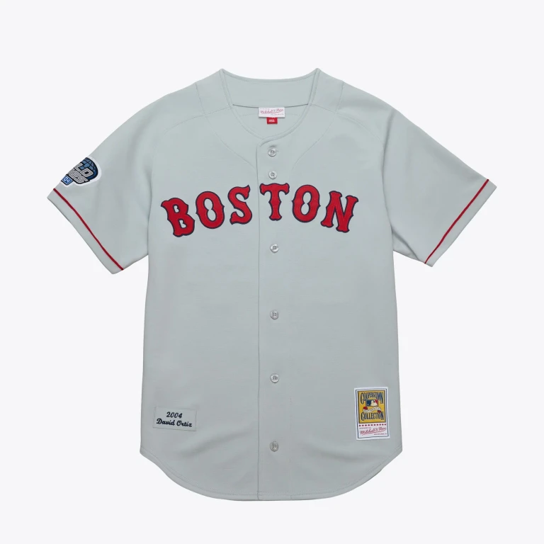 Men's MLB Dark Jersey Red Sox 2004 David Ortiz Jerseys