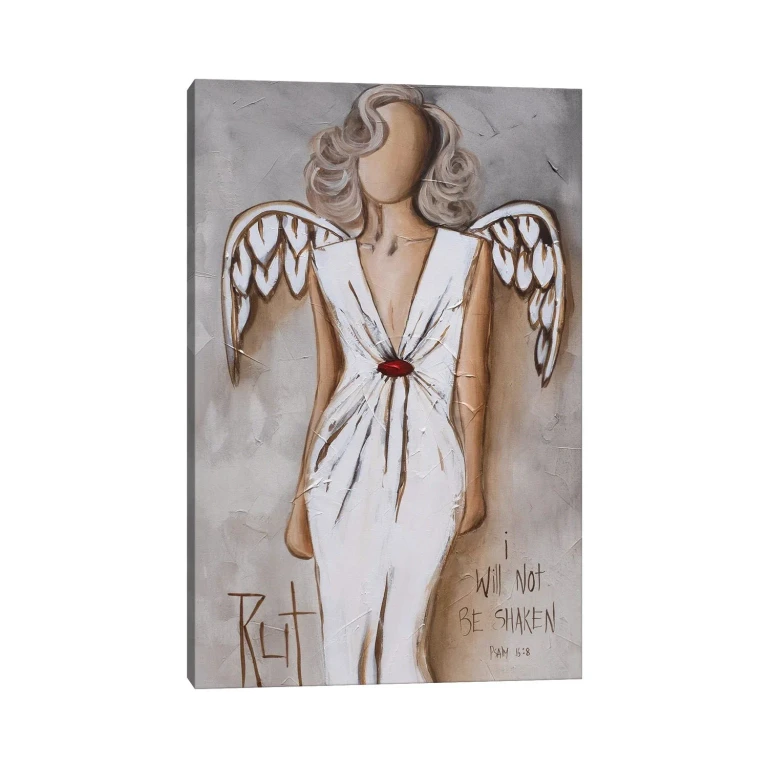 I Will Not Be Shaken by Ruth's Angels - Canvas Gallery Wrap