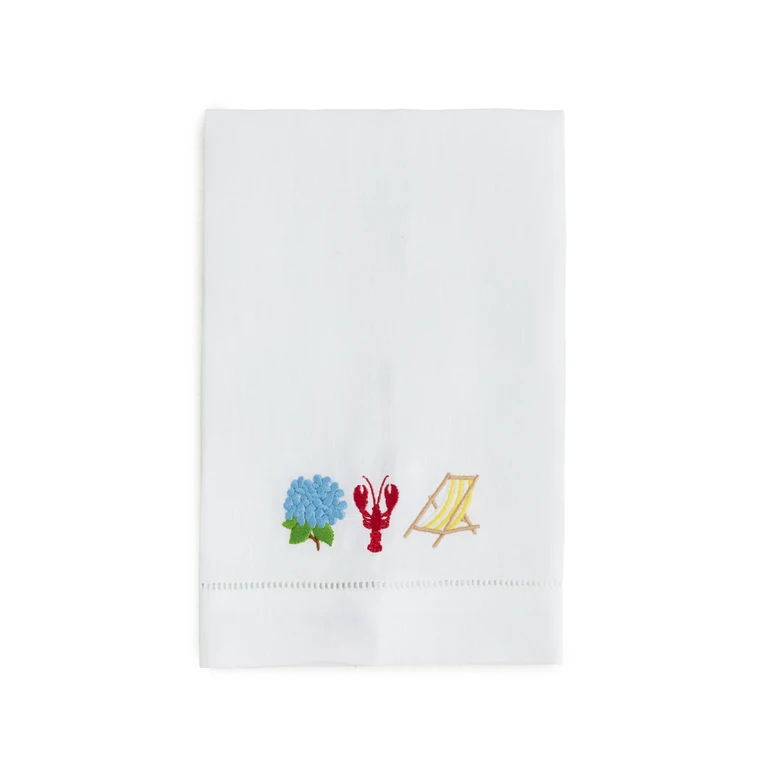 Abbode East Coast Icons Tea Towel White One Size
