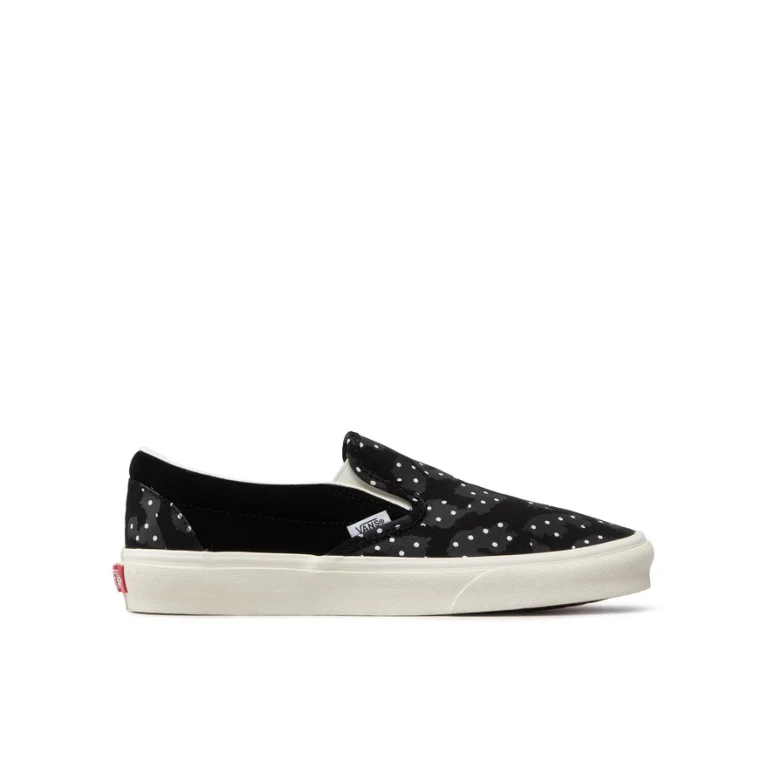 [vn0a5jmhba2] Mens Vans U Classic Slip-on 'leopard Polkadot' - Black/white