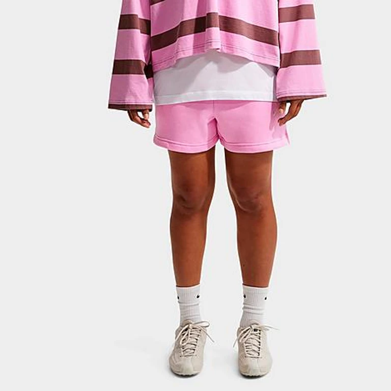 Studio Fleece Shorts a vita media di peso medio Pink Rise/Sail