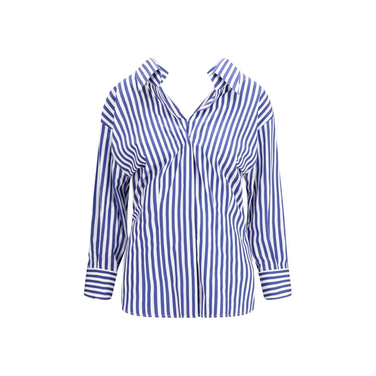 Givenchy Blue Cotton Pattern Shirt - Women
