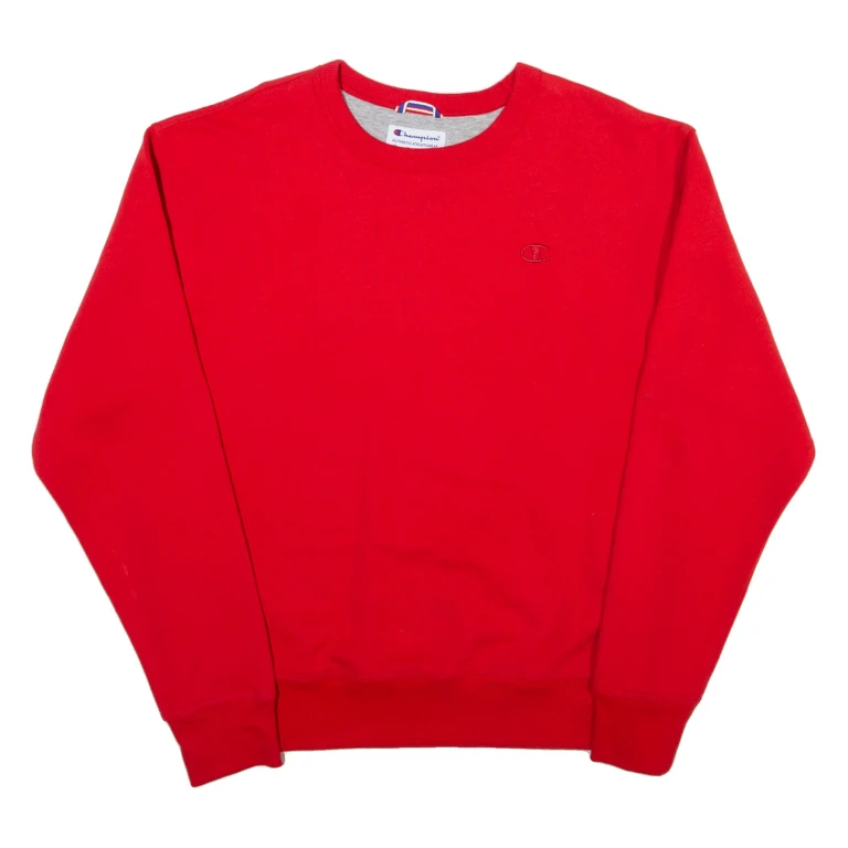 CHAMPION Mens Sweatshirt Red M