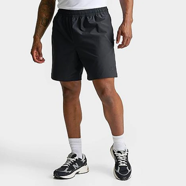 New Balance Men's Athletics 7" Stretch-Woven Shorts in Black Size: Small