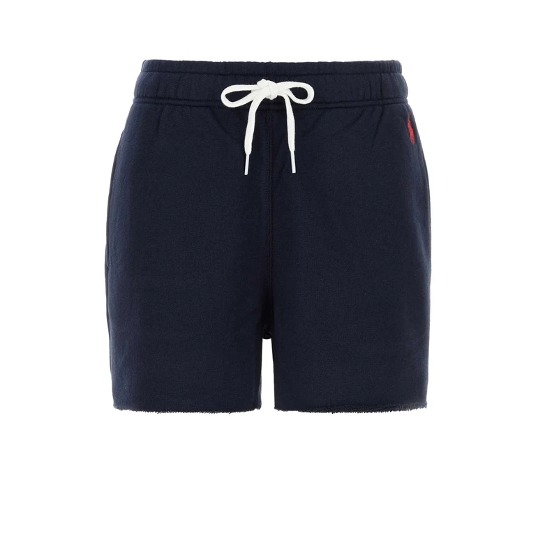 Polo Ralph Lauren Light-Blue Cotton Blend Shorts 502 Exterior: Polyester - Women