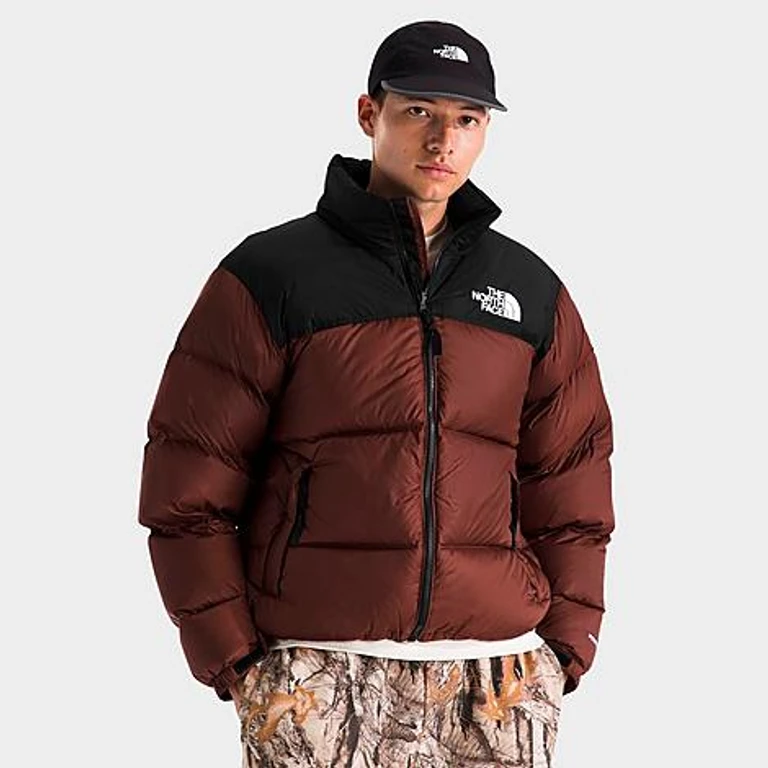 The North Face Men's 1996 Retro Nuptse Jacket in Ember Soil/TNF Black Size: Small