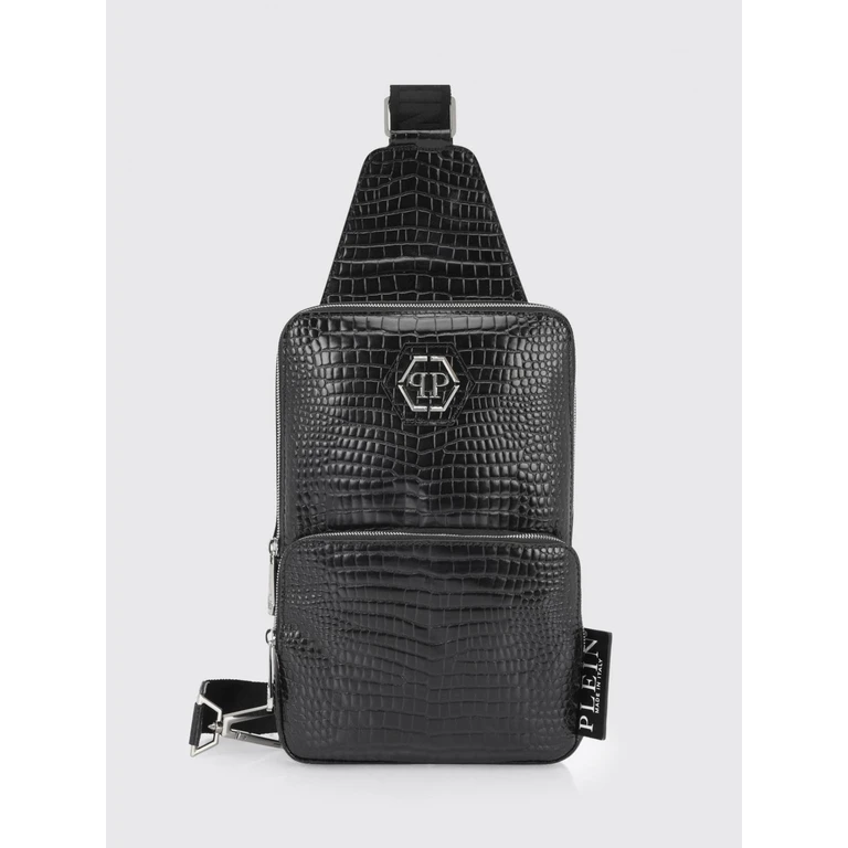 Shoulder Bag Men color Black (SAFAMBA1498PLE010N02)
