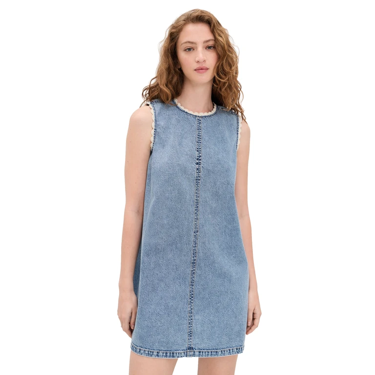 FRAME The Crochet Tide Dress Dawn XL
