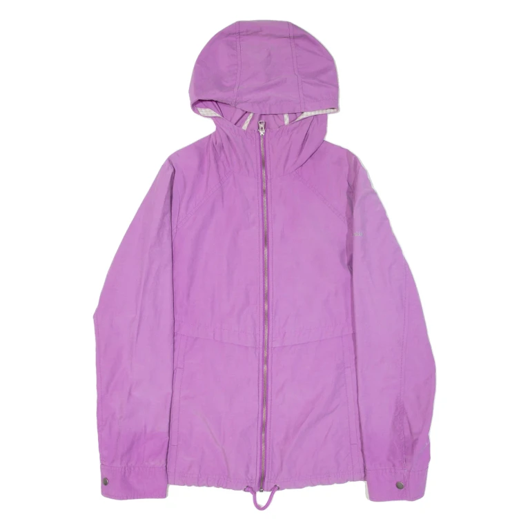 COLUMBIA Womens Jacket Purple Hooded L