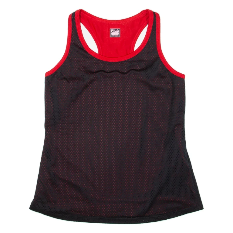 FILA Womens Vest Black Sleeveless M