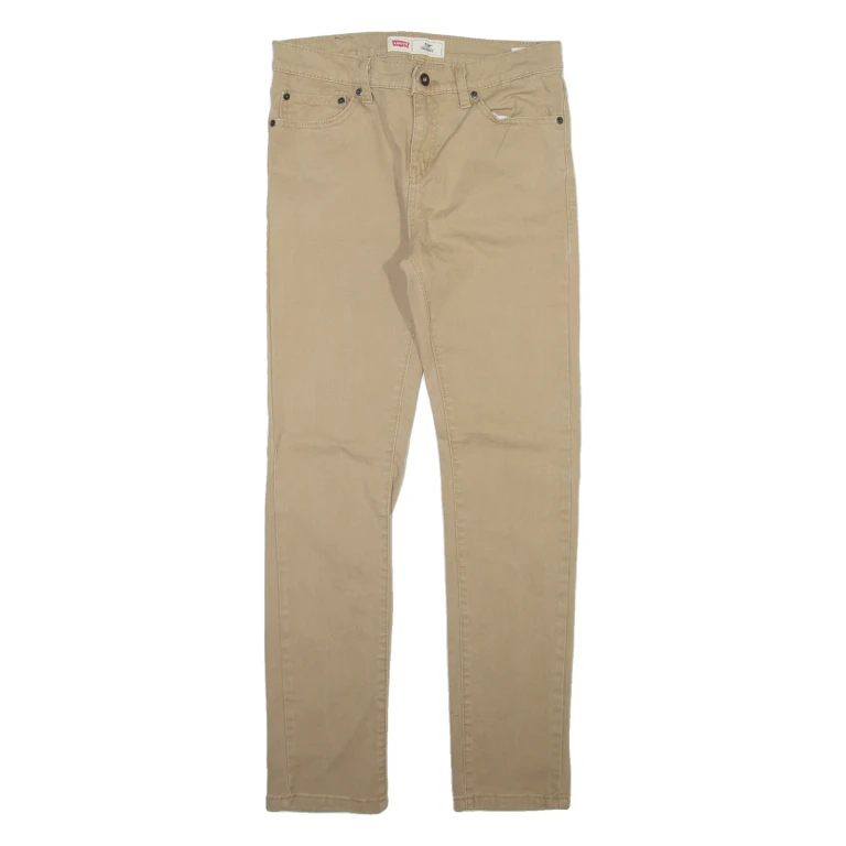 LEVI'S 510 Mens Trousers Beige Slim Skinny W30 L30