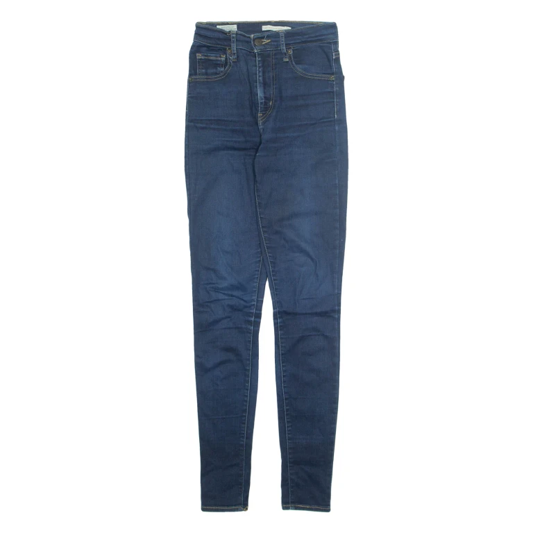 LEVI'S Womens Jeans Blue Regular Skinny Stone Wash W25 L31
