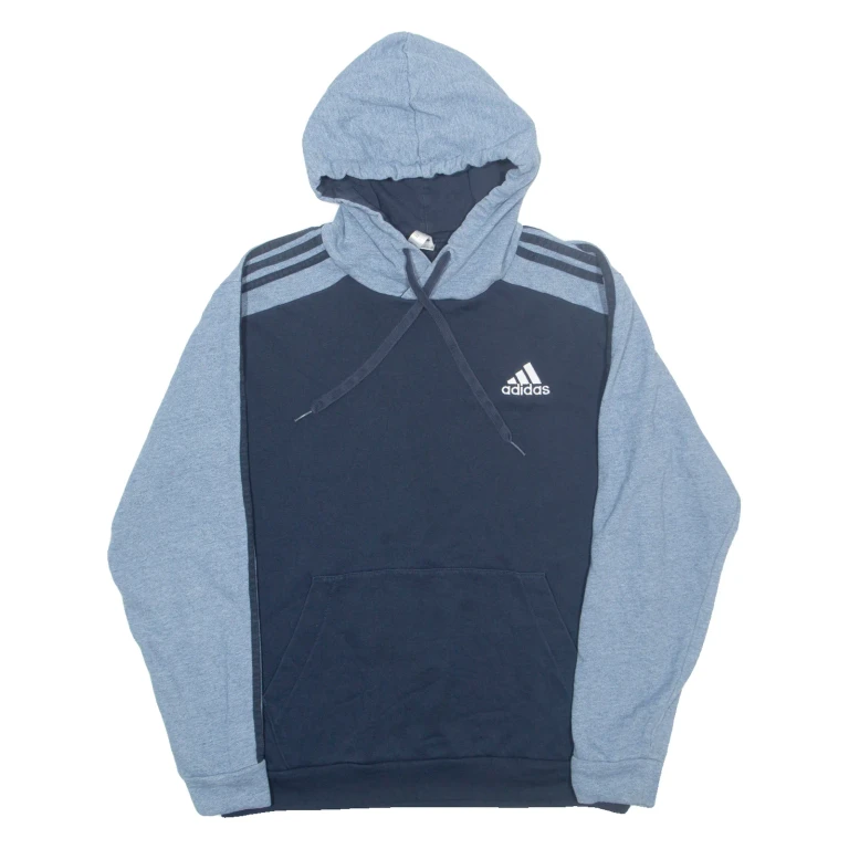 ADIDAS Mens Blue Hoodie M