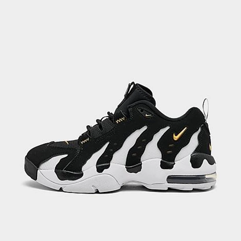 Big Kids Air DT Max '96 Low Casual Shoes in Black/Metallic Gold/White Size: 3.5
