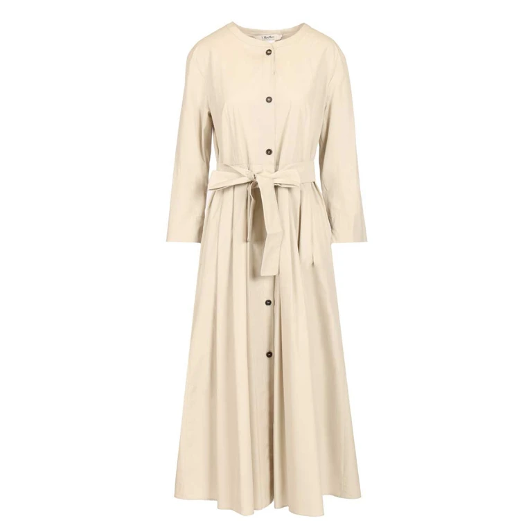 'S Max Mara Cotton poplin dress Beige - Women