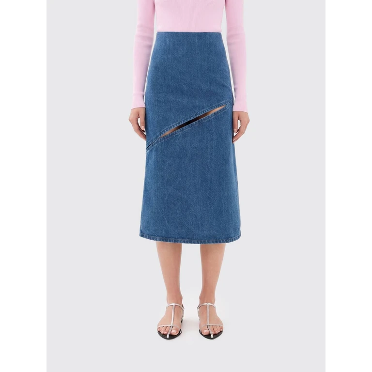 Skirt Woman color Denim (J03MA0303J45352476)
