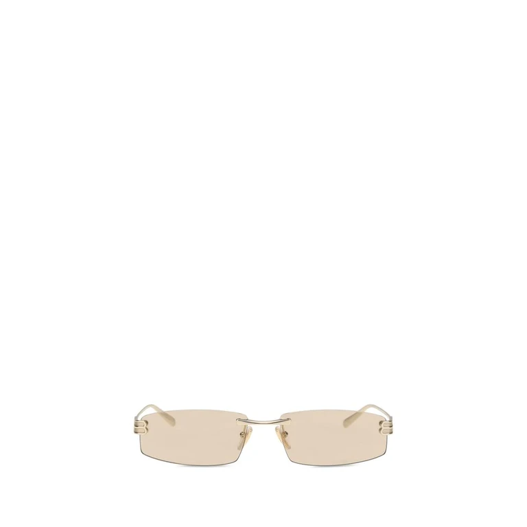 Balenciaga Beige Metal Sunglasses - Women