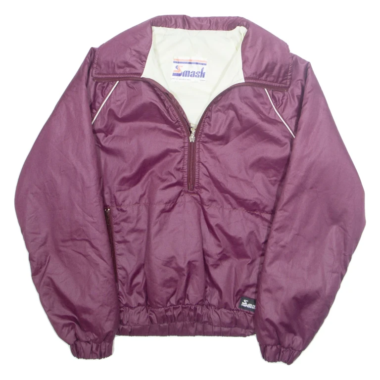 SMASH Mens Pullover Jacket Purple M