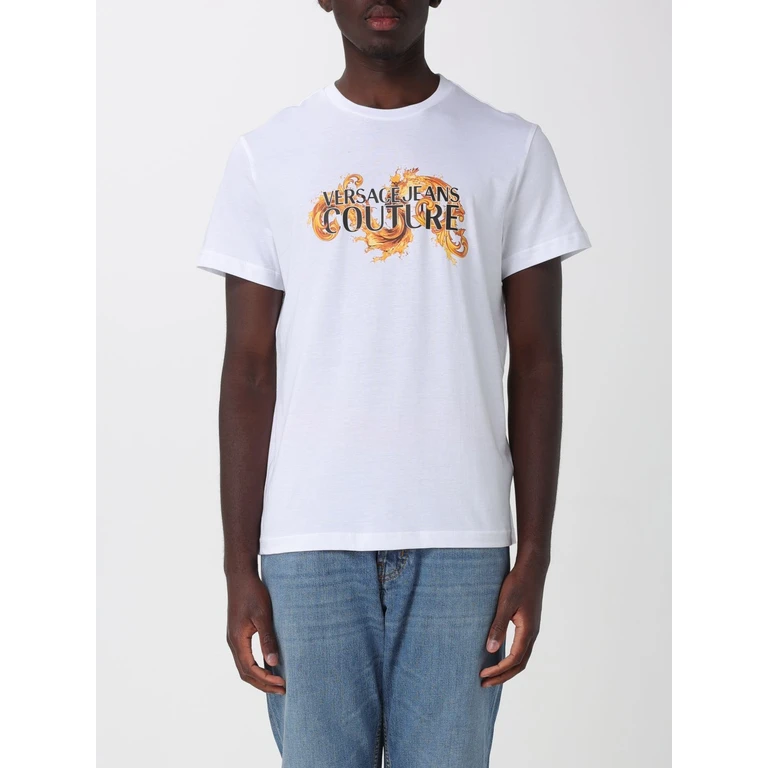 T-Shirt Men color White (80GAHE02CJ00EG03)