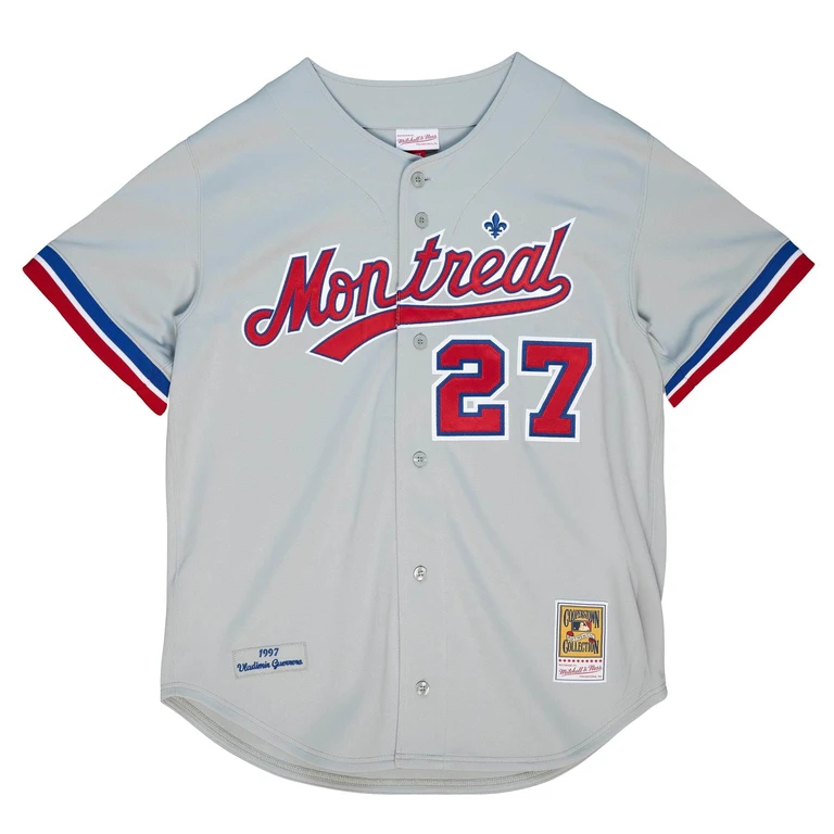 Men's MLB Montreal Expos Cooperstown Authentic Jersey