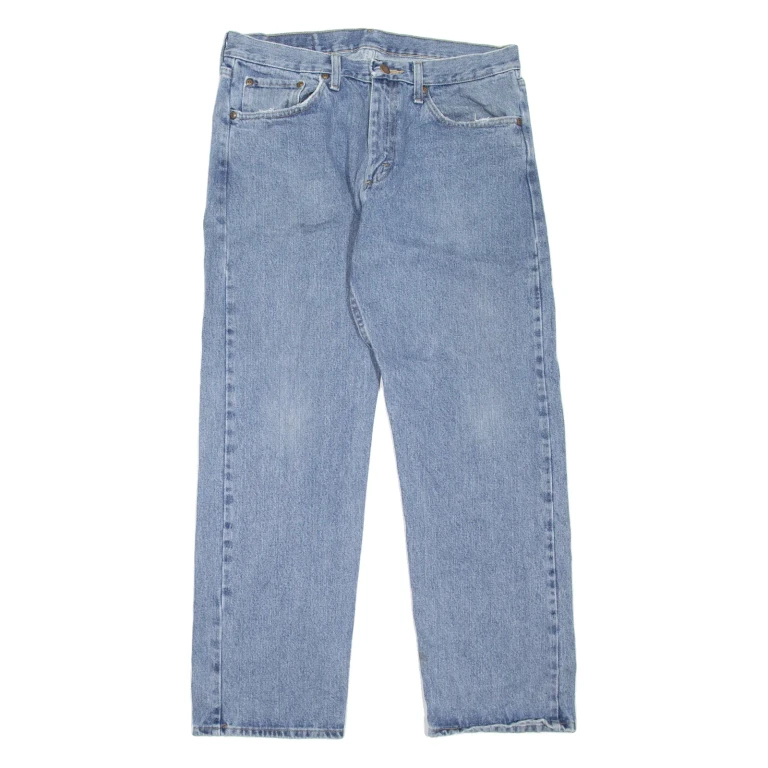 WRANGLER Mens Jeans Blue Regular Straight W33 L30
