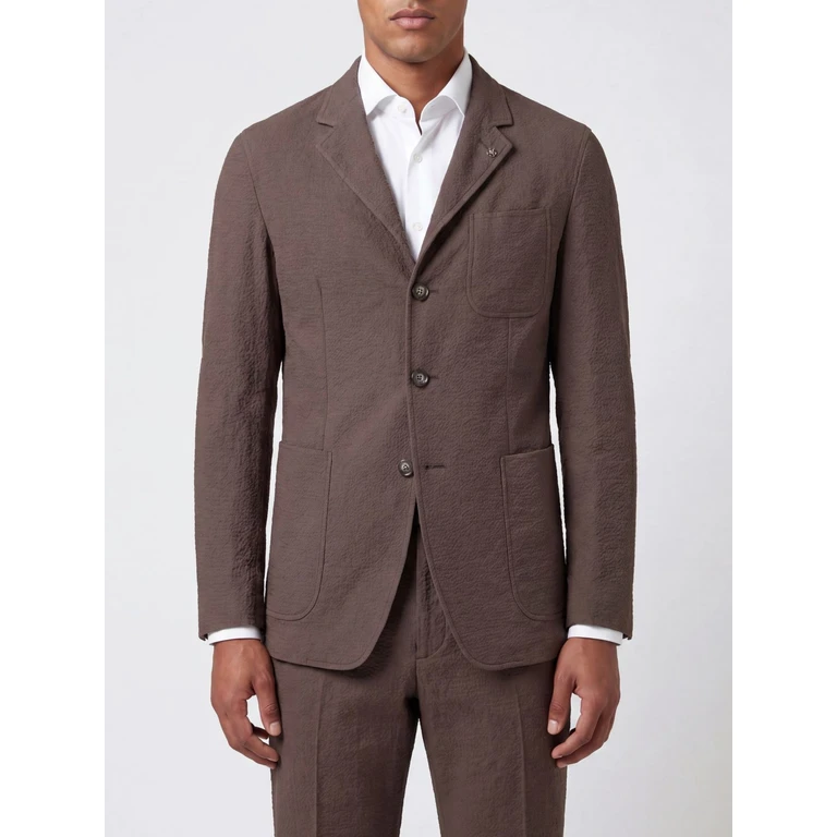 Single-Breasted Stretch-Cotton Blazer with Patch Pockets (GTORRENT770125M1171)