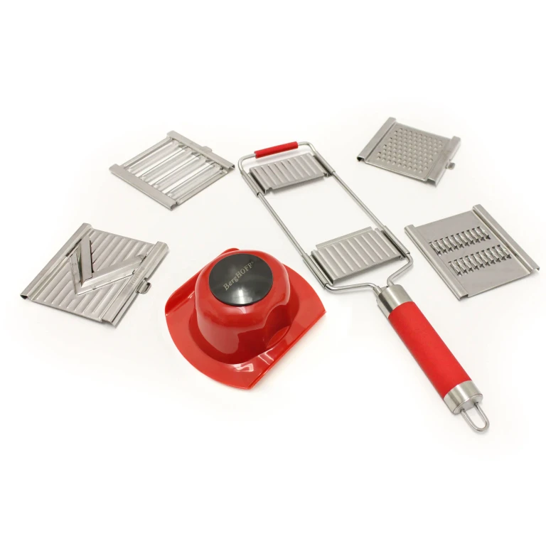 6Pc Multi Slicer Pro Mandolin, Red