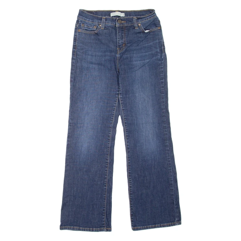 LEVI'S 512 Womens Jeans Blue Regular Bootcut Stone Wash W25 L27
