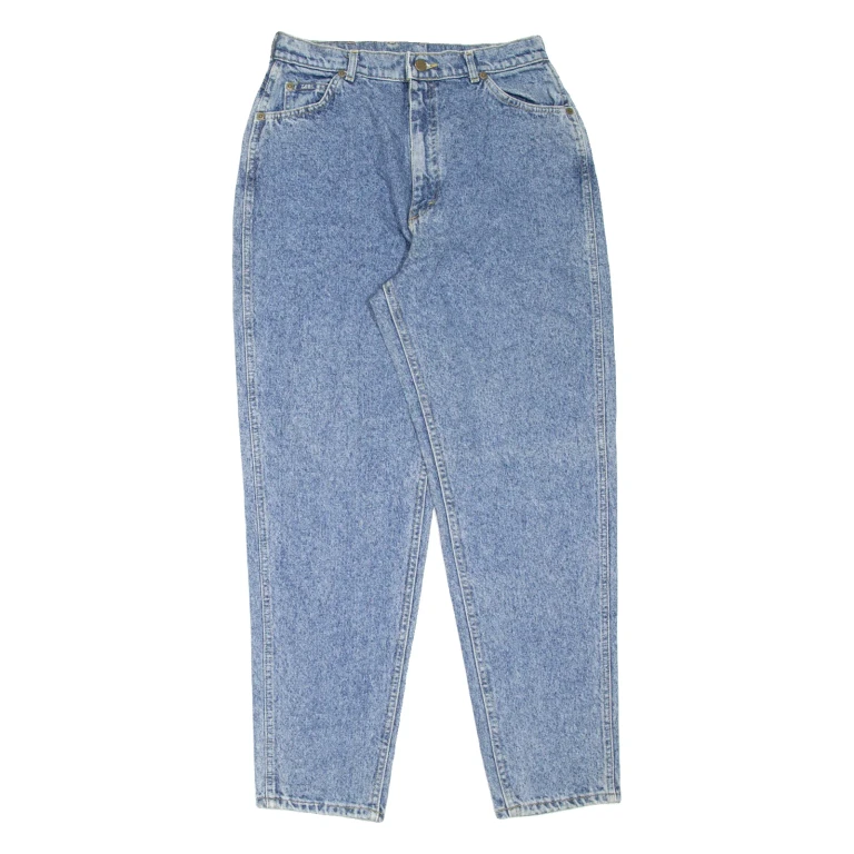 LEE Womens Jeans Blue Regular Mom 90s W28 L29