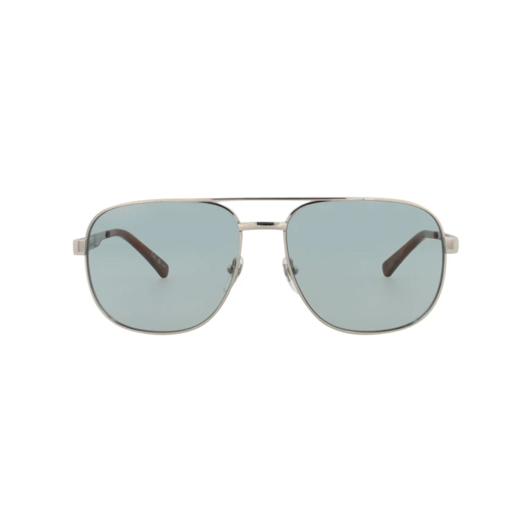Aviator-Frame Metal Sunglasses