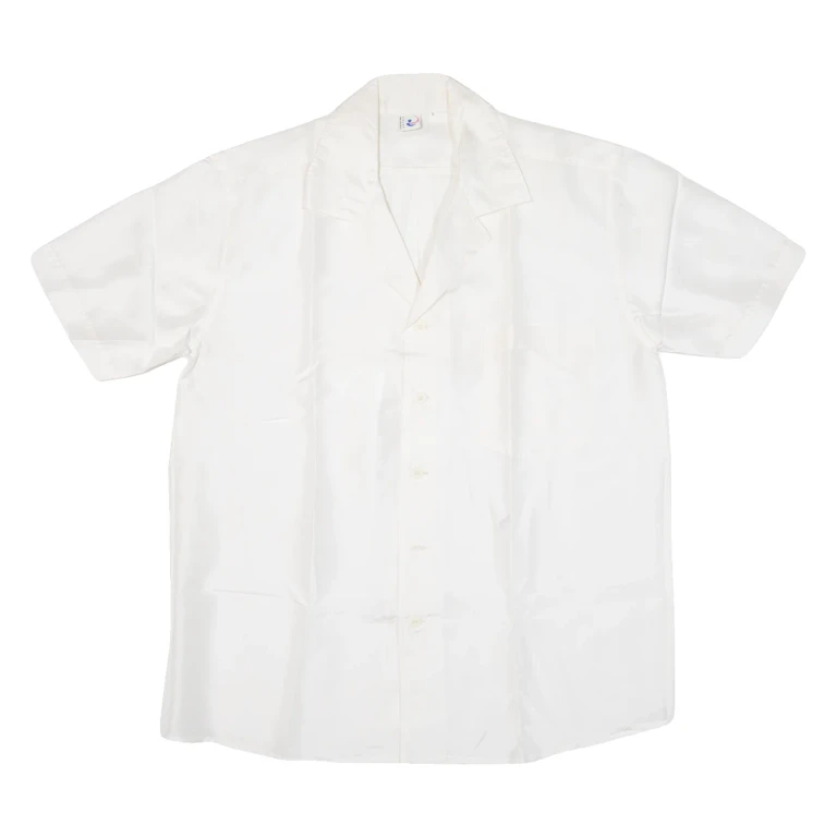 Mens Plain Shirt White S