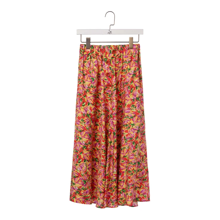 Skirt Ilda Fleurs-Rouges