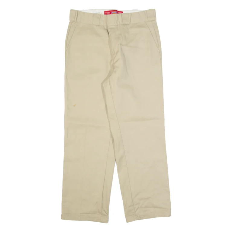 DICKIES Workwear Womens Trousers Beige Regular Straight W30 L27