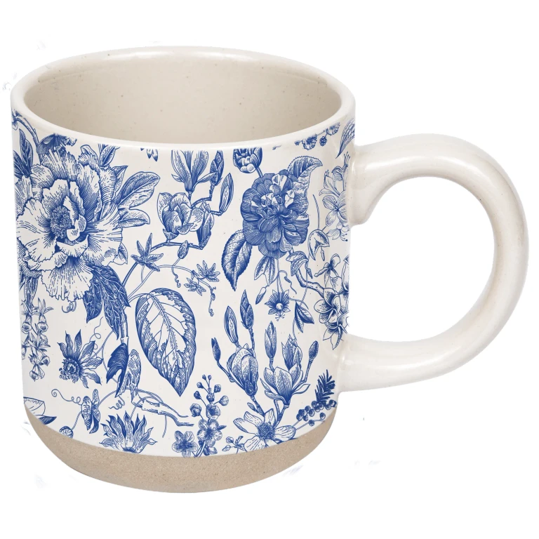 Blue Delft 14 oz Stoneware Coffee Mug