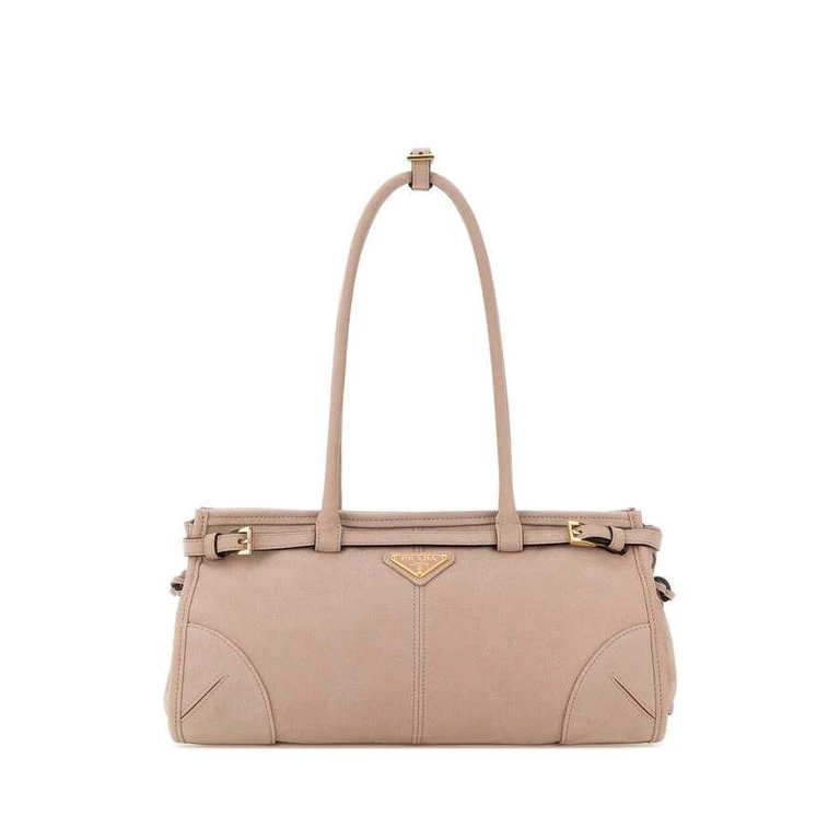Pink Nabuk Prada Bonnie Shoulder Bag Ninfea N Borse A Mano
