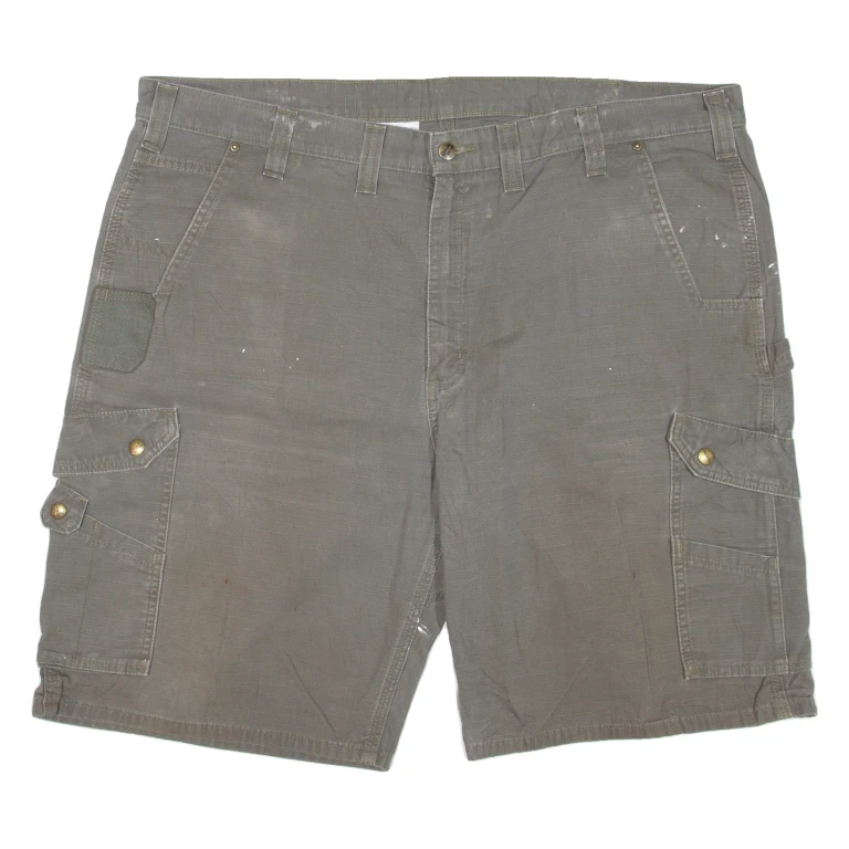 CARHARTT Mens Workwear Shorts Green Relaxed 2XL W44
