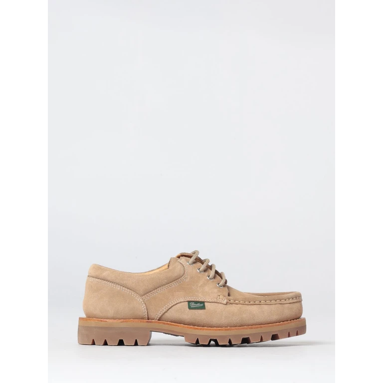 Thiers Suede Derby Shoes with Rubber Sole (234438MIEL)