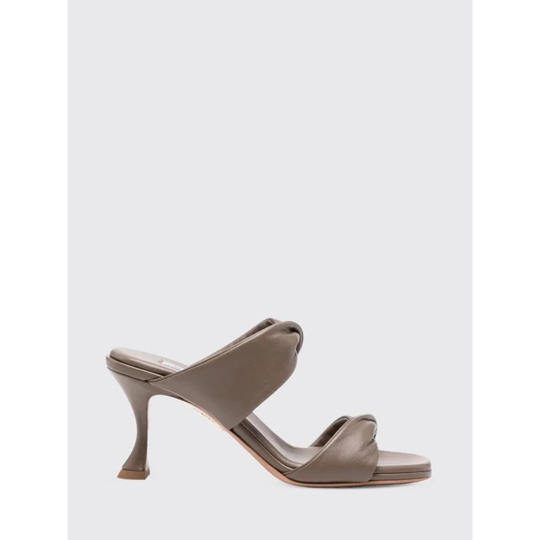 Heeled Sandal Woman color Grey (TWIMIDS0NAPDOVE)