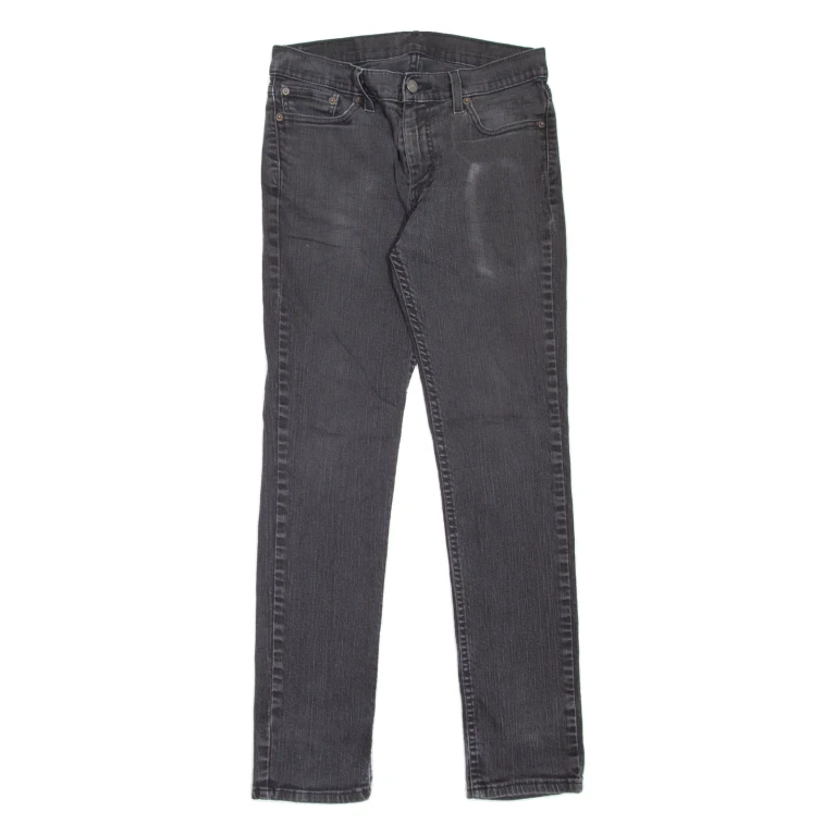 LEVI'S 511 Jeans Mens Grey Slim Straight W30 L32